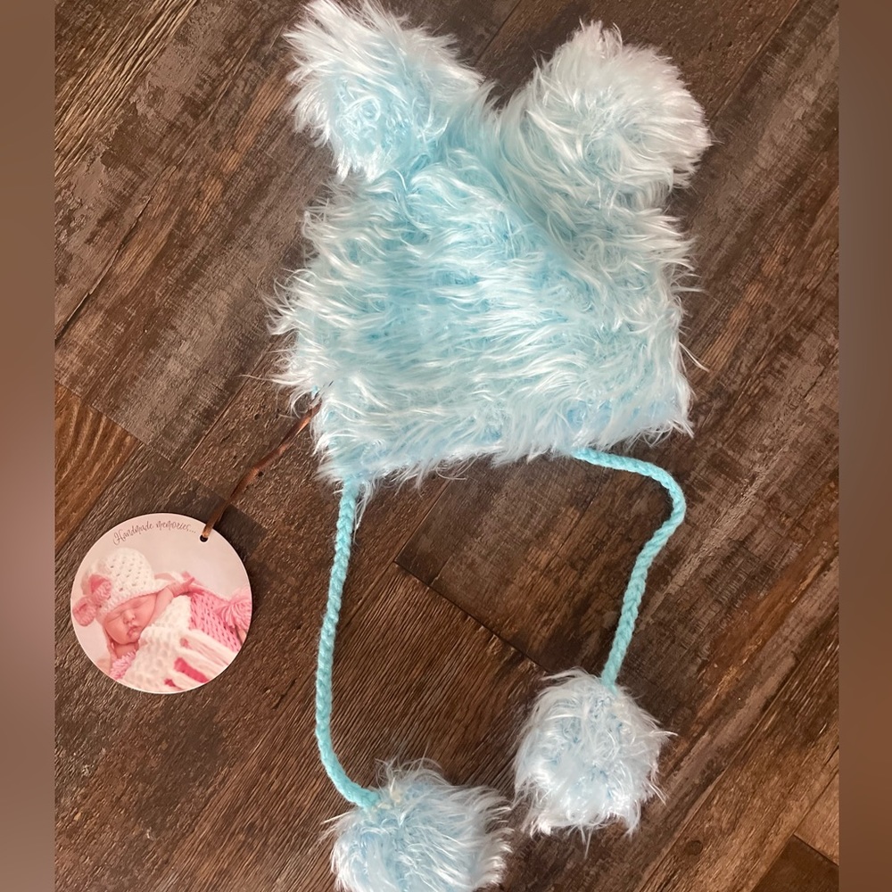 NWT The Daisy Baby Knit Blue Hat
